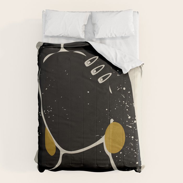Black Hair No. 3 Comforter Gallery Image 6