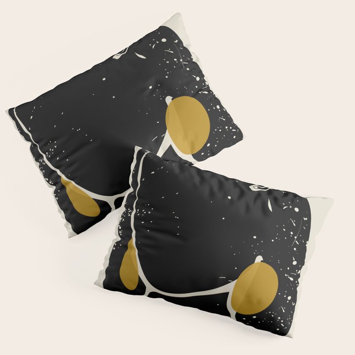 Black Hair No. 3 Pillow Sham Gallery Image 3