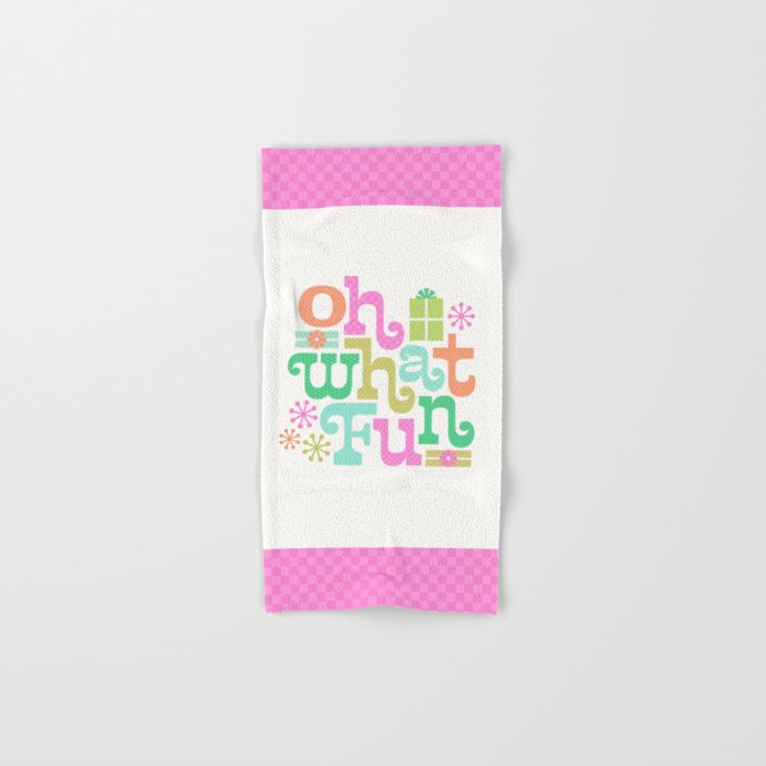 Oh What Fun Bath Towel Gallery Image 1