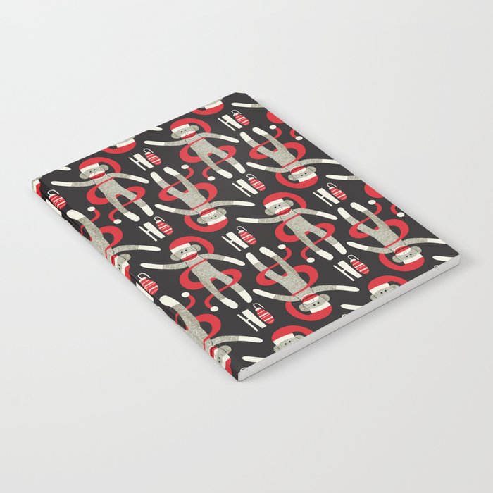 Sock Monkey Santa Notebook Gallery Image 1
