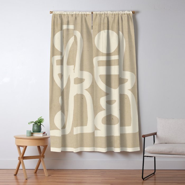 Abstract Minimal Shapes 78 Window Curtain Gallery Image 1