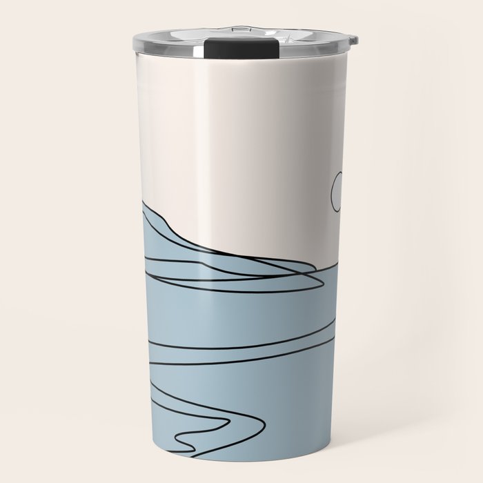 Abstract Landscape 28B Travel Mug Gallery Image 1