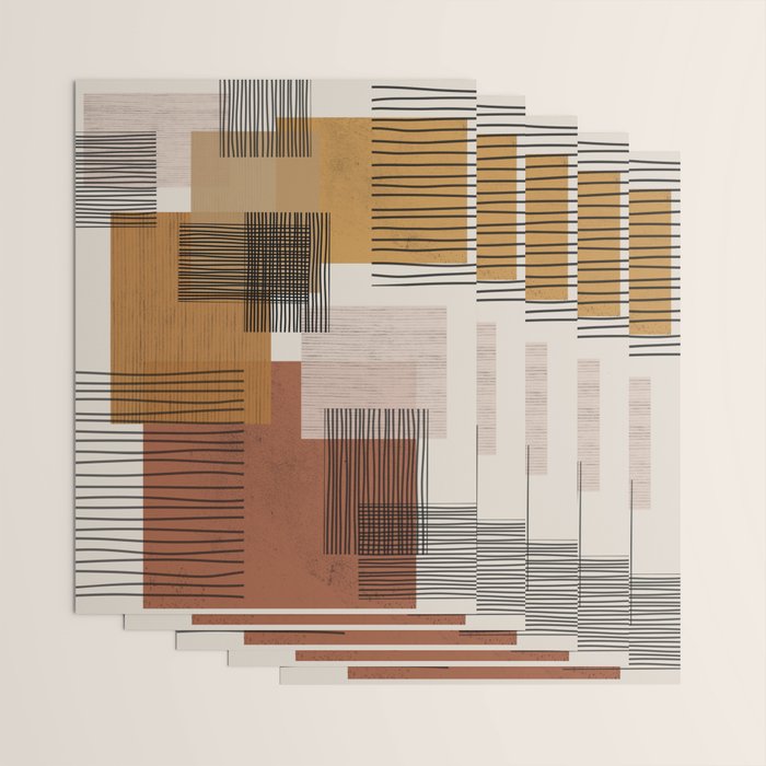 Modern Pattern Wrapping Paper Gallery Image 3