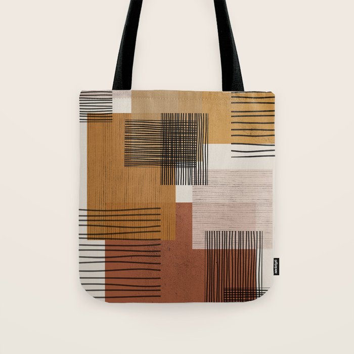 Modern Pattern Tote Bag Gallery Image 1