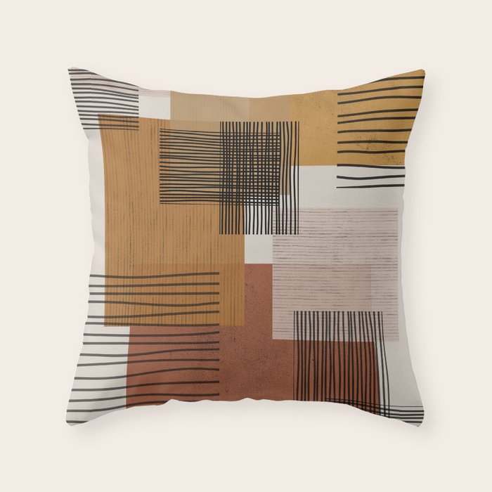 Modern Pattern Throw Pillow Gallery Image 6