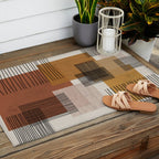Modern Pattern Outdoor Rug Gallery Image 2