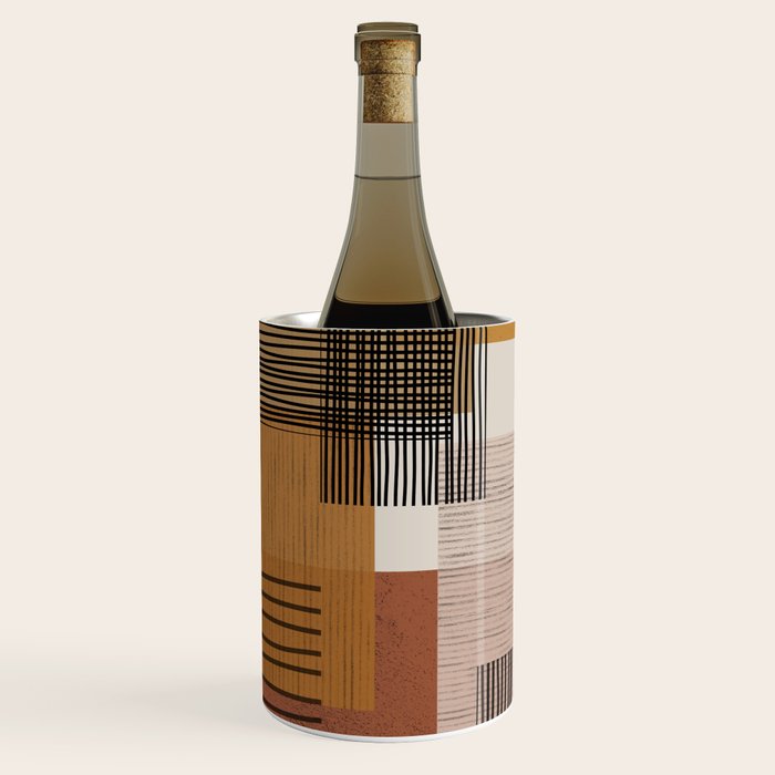 Modern Pattern Wine Chiller Gallery Image 1