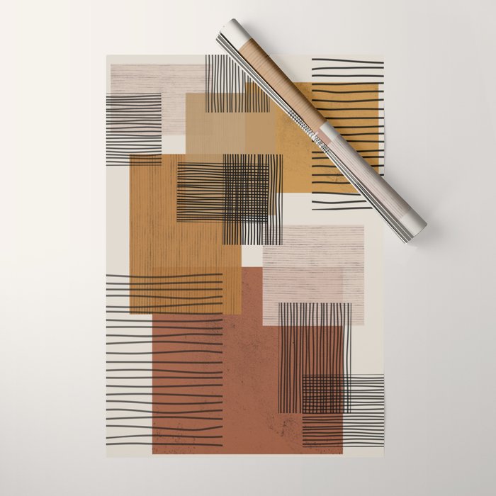 Modern Pattern Wrapping Paper Gallery Image 1