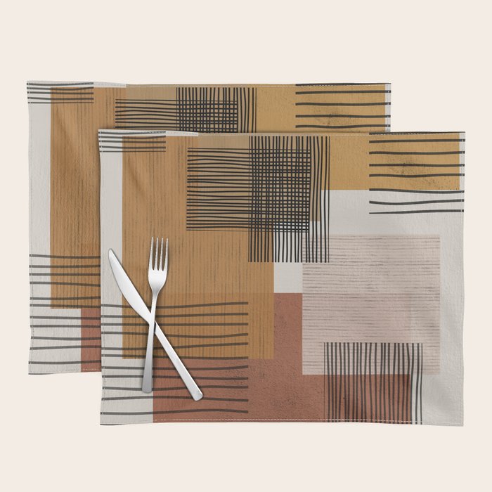 Modern Pattern Placemat Gallery Image 1