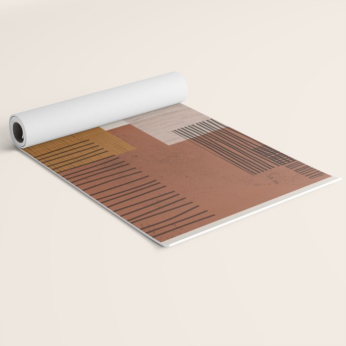 Modern Pattern Yoga Mat Gallery Image 2