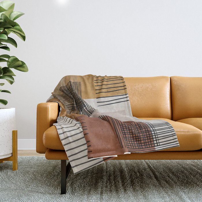 Modern Pattern Throw Blanket Gallery Image 1