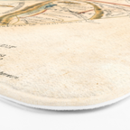 "A Map of the Open Country of a Woman's Heart" by D. W. Kellogg (c. 1833-1842) Bath Mat Gallery Image 3
