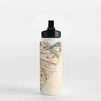 "A Map of the Open Country of a Woman's Heart" by D. W. Kellogg (c. 1833-1842) Water Bottle Gallery Image 2