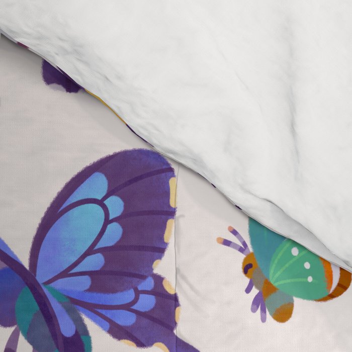 Butterflies Day - bright Comforter Gallery Image 4