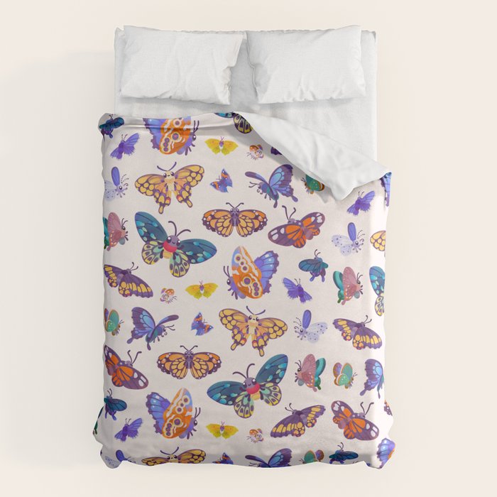 Butterflies Day - bright Duvet Cover Gallery Image 6