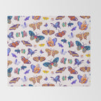 Butterflies Day - bright Throw Blanket Gallery Image 2