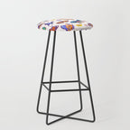 Butterflies Day - bright Stool Gallery Image 1