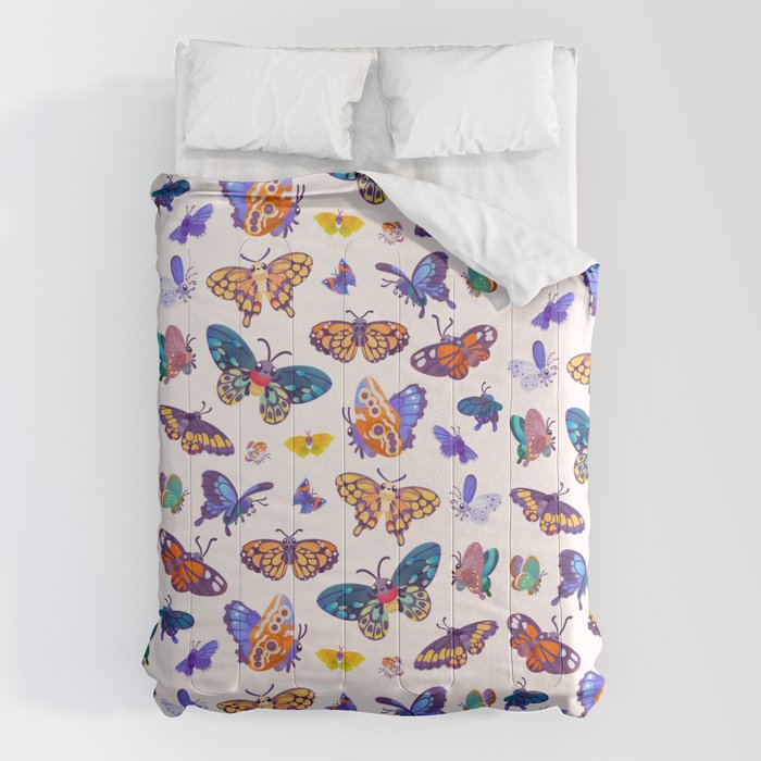 Butterflies Day - bright Comforter Gallery Image 6