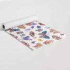 Butterflies Day - bright Yoga Mat Gallery Image 2