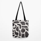 Linocut Abstract #3 Tote Bag Gallery Image 2