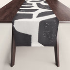 Linocut Abstract #3 Table Runner Gallery Image 1
