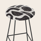 Linocut Abstract #3 Stool Gallery Image 2
