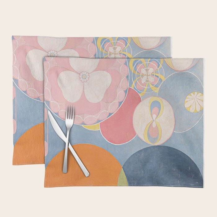 The Ten Biggest No. 2 Childhood By Hilma Af Klint Placemat Gallery Image 1