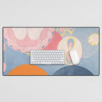 The Ten Biggest No. 2 Childhood By Hilma Af Klint Desk Mat Gallery Image 1