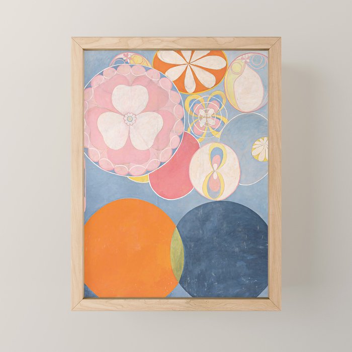 The Ten Biggest No. 2 Childhood By Hilma Af Klint Mini Art Print Gallery Image 1