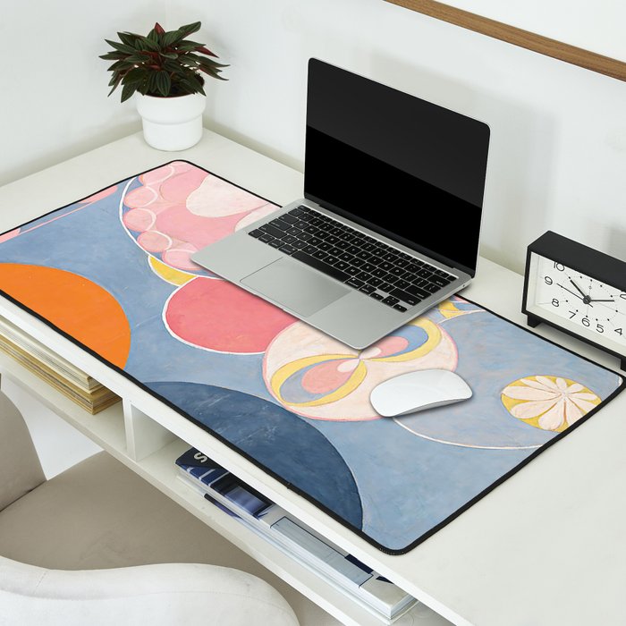 The Ten Biggest No. 2 Childhood By Hilma Af Klint Desk Mat Gallery Image 2