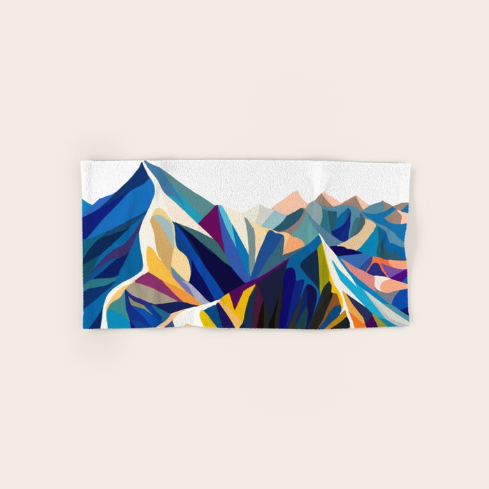 Mountains cold Bath Towel Gallery Image 1