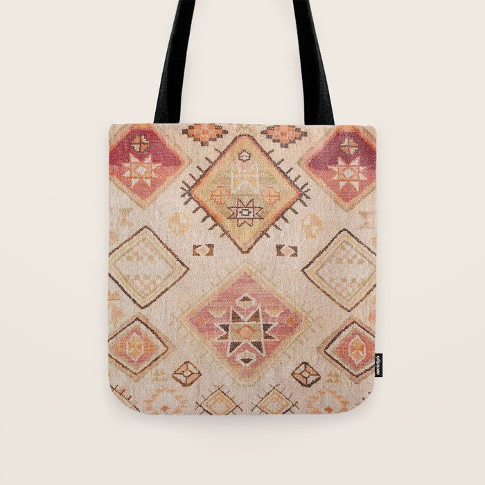 Moroccan Vintage Design Tote Bag Gallery Image 1