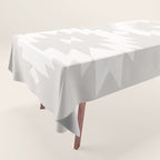 Southwestern Minimalism - Neutral Off White Tablecloth Gallery Image 1