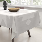 Southwestern Minimalism - Neutral Off White Tablecloth Gallery Image 3