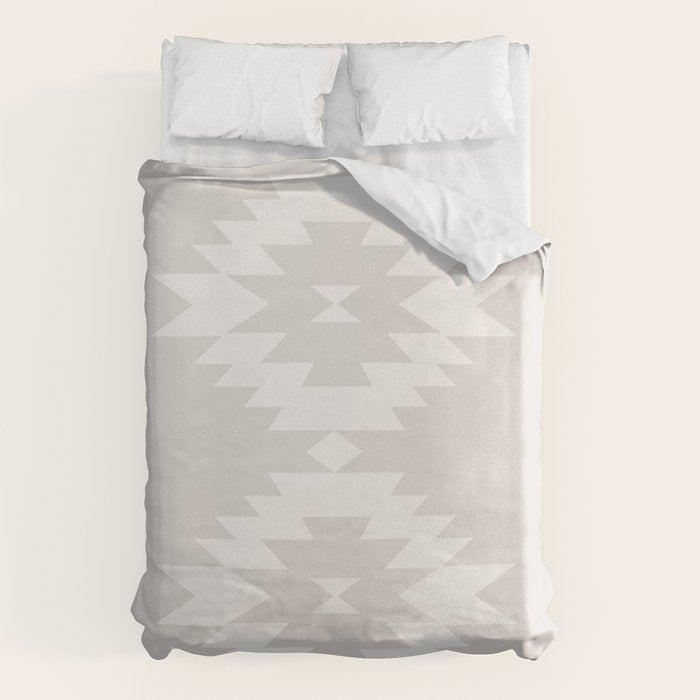 Southwestern Minimalism - Neutral Off White Duvet Cover Gallery Image 1