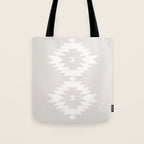 Southwestern Minimalism - Neutral Off White Tote Bag Gallery Image 1