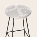 Southwestern Minimalism - Neutral Off White Stool Gallery Image 2