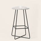 Southwestern Minimalism - Neutral Off White Stool Gallery Image 1