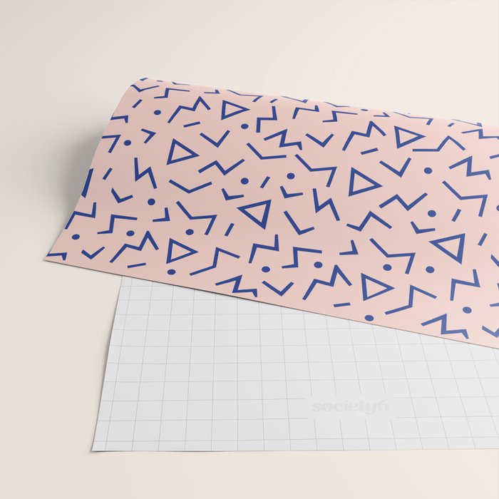 Memphis Pattern 12 - 80s Retro Wrapping Paper Gallery Image 2