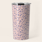 Memphis Pattern 12 - 80s Retro Travel Mug Gallery Image 1