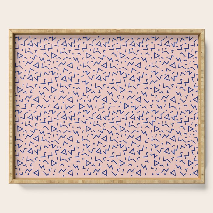 Memphis Pattern 12 - 80s Retro Serving Tray Gallery Image 1