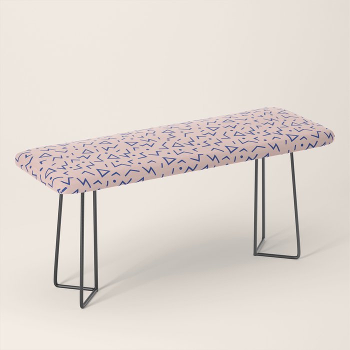 Memphis Pattern 12 - 80s Retro Bench Gallery Image 1