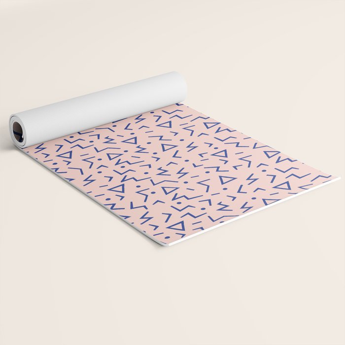 Memphis Pattern 12 - 80s Retro Yoga Mat Gallery Image 2