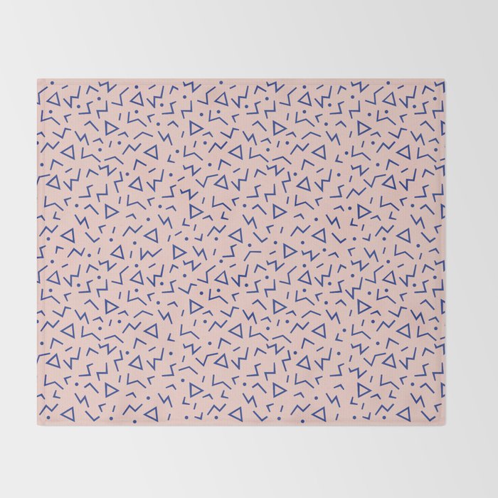 Memphis Pattern 12 - 80s Retro Throw Blanket Gallery Image 2