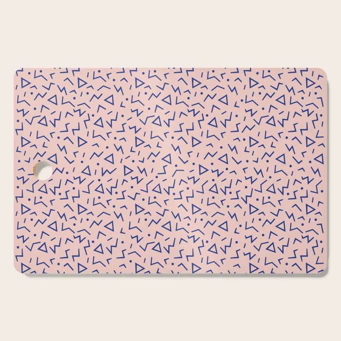 Memphis Pattern 12 - 80s Retro Cutting Board Gallery Image 1