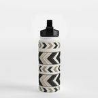 Tribal Arrow Boho Pattern #1 #aztec #decor #art #society6 Water Bottle Gallery Image 2