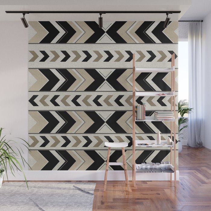 Tribal Arrow Boho Pattern #1 #aztec #decor #art #society6 Wall Mural Gallery Image 1