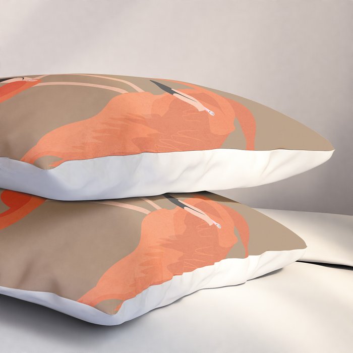 Graceful Flamingos 2 Pillow Sham Gallery Image 3