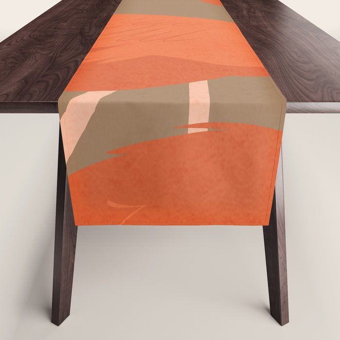 Graceful Flamingos 2 Table Runner Gallery Image 1