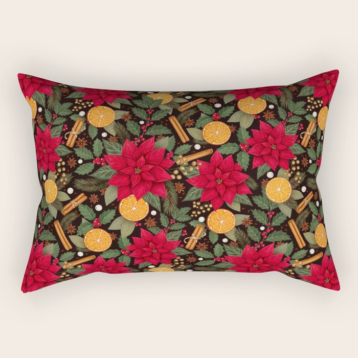 Christmas Stars and Spices Rectangular Pillow Gallery Image 2